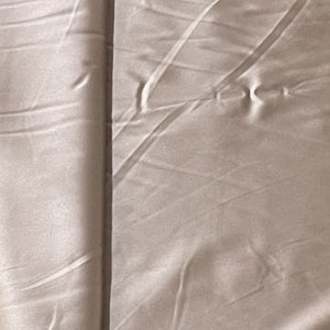 Premium Brown Solid Celina Satin Fabric