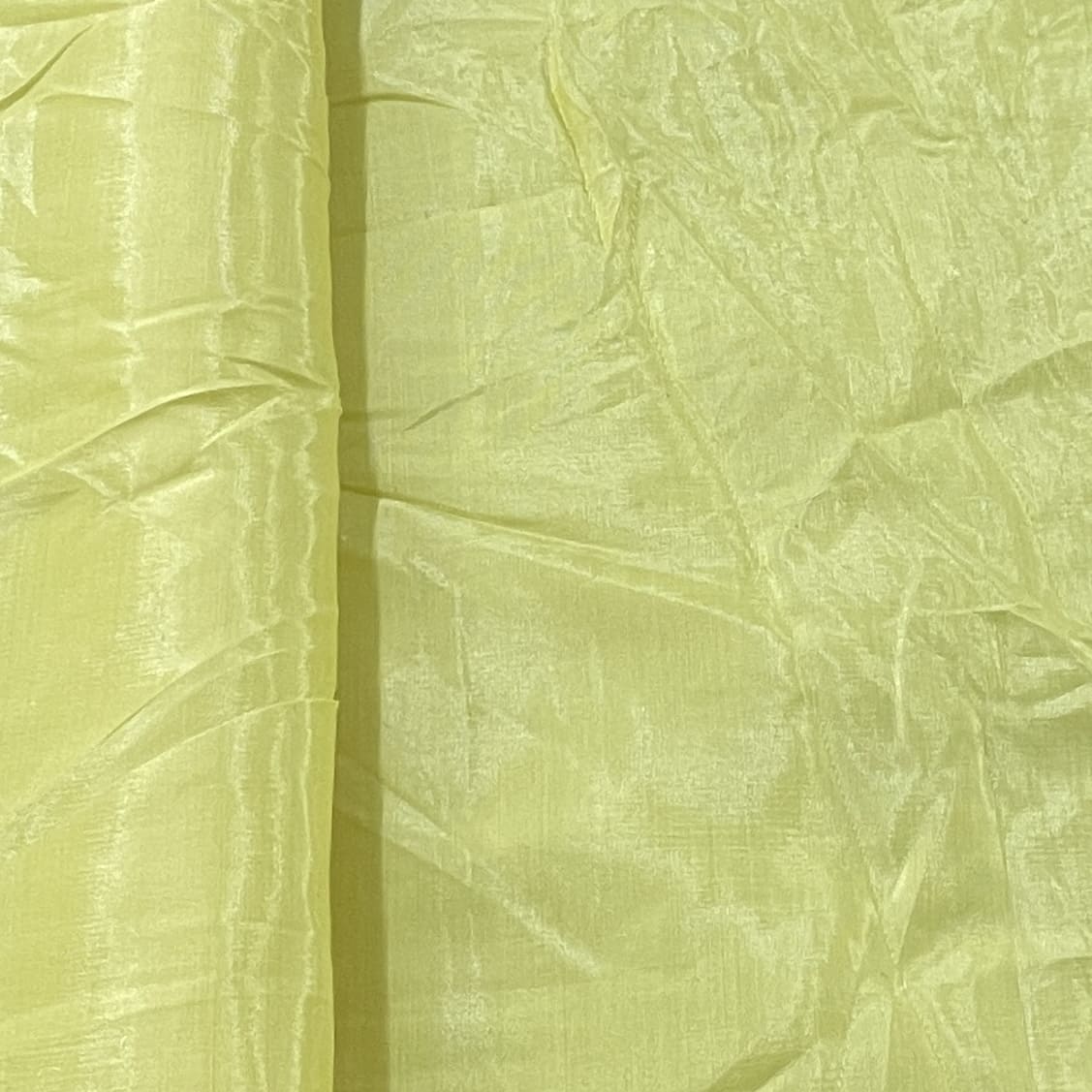 Bright Yellow Solid Shantoon Fabric