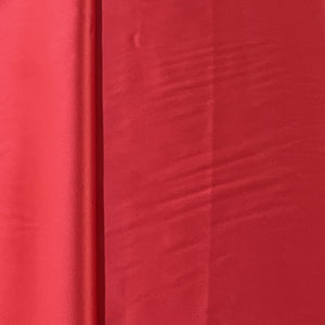Premium Red Solid Celina Satin Fabric