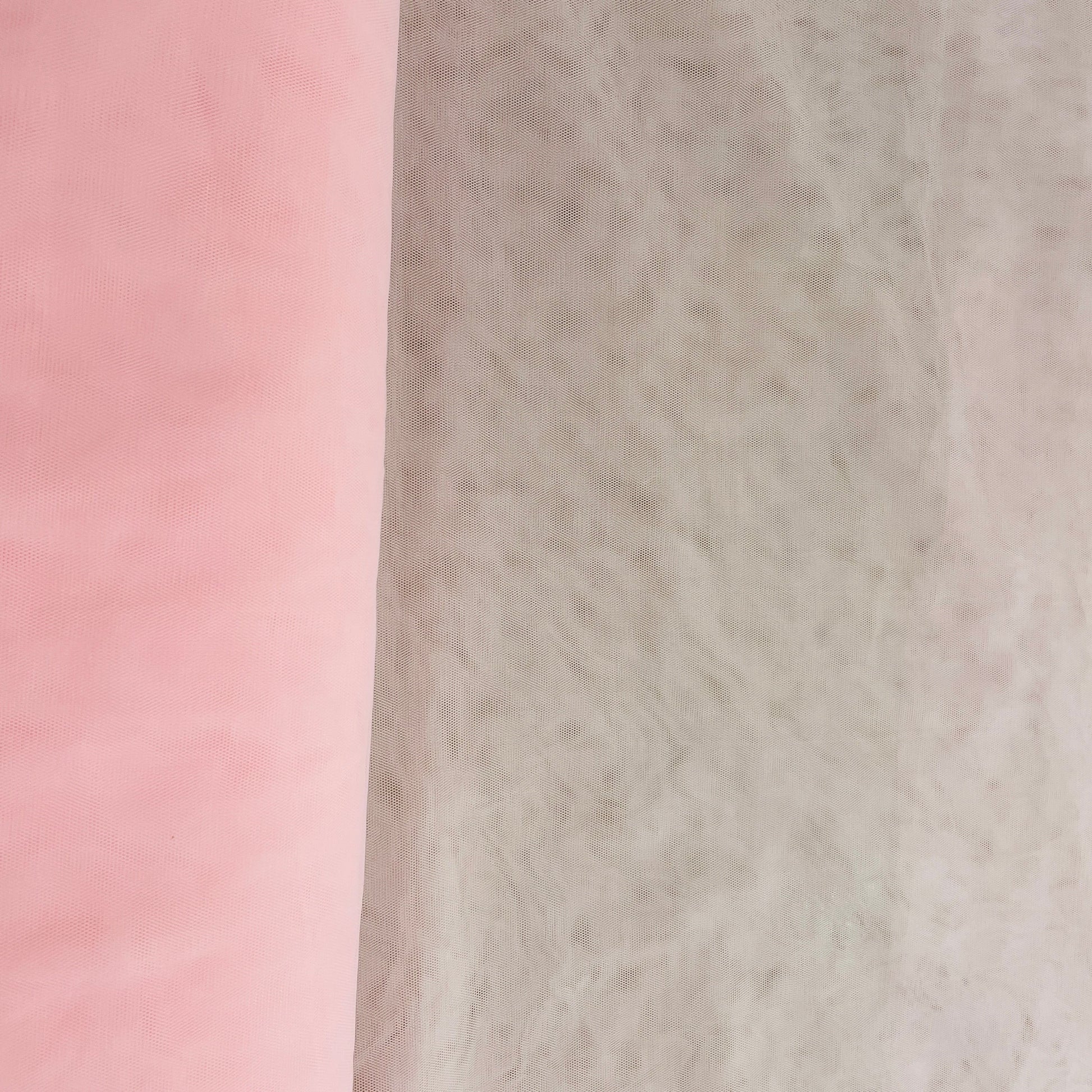 Pink Solid Net Fabric - TradeUNO