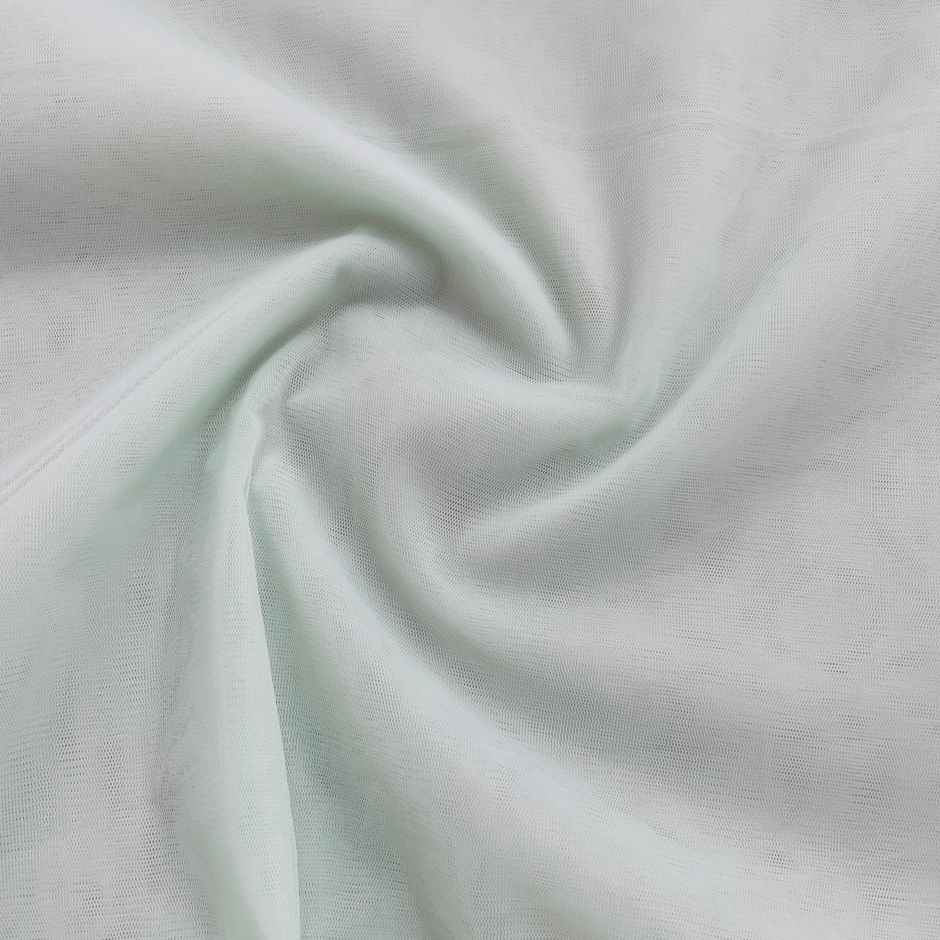 Sea Green Solid Net Fabric - TradeUNO