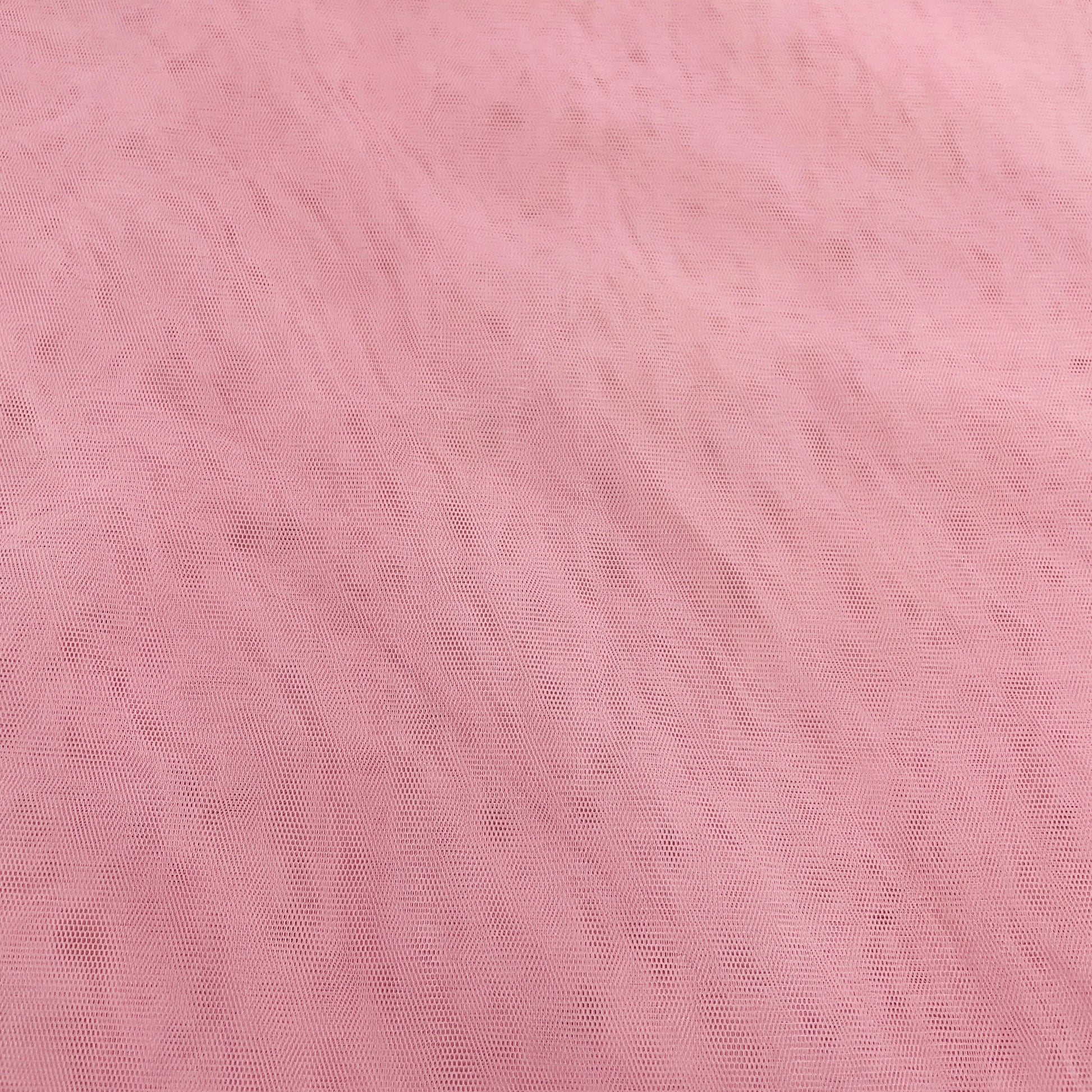 Watermelon Pink Solid Net Fabric - TradeUNO