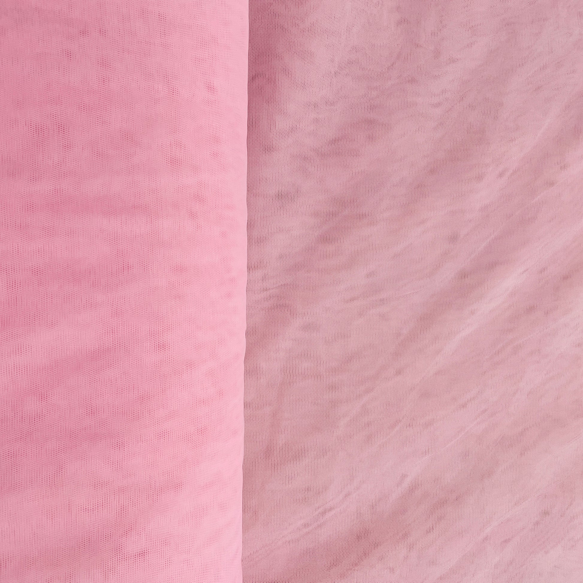 Watermelon Pink Solid Net Fabric - TradeUNO