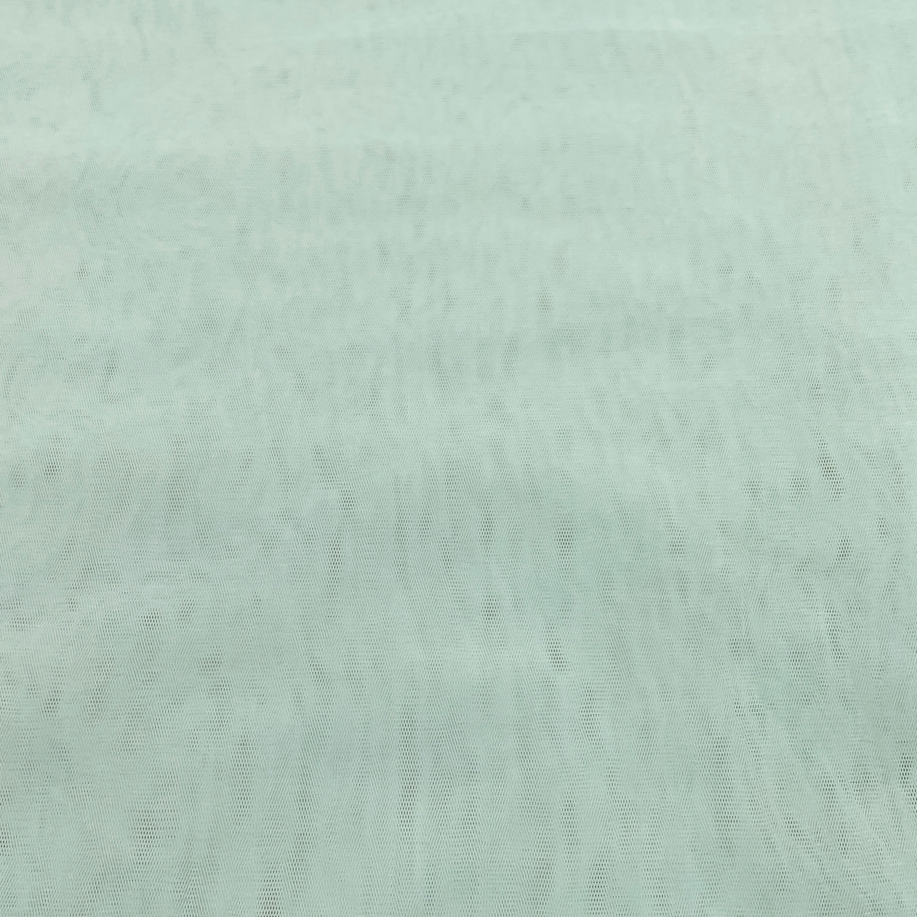Mint Green Solid Net Fabric - TradeUNO