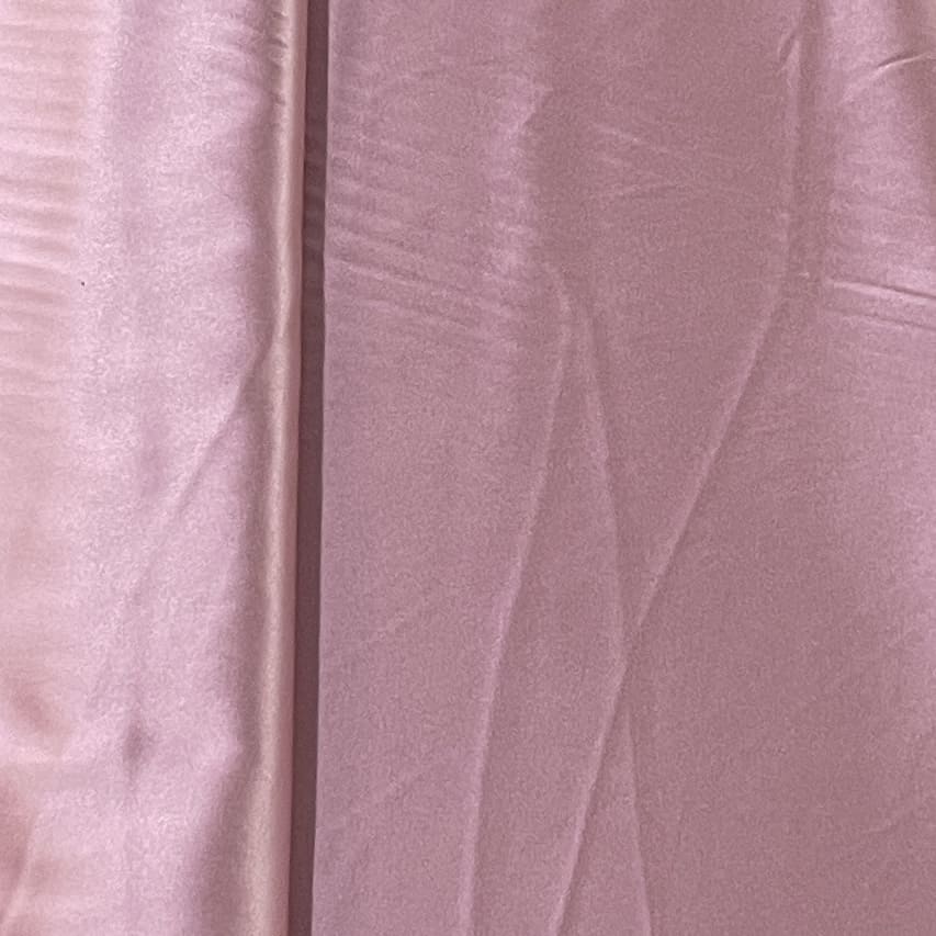 Premium Peach Pink Solid Celina Satin Fabric