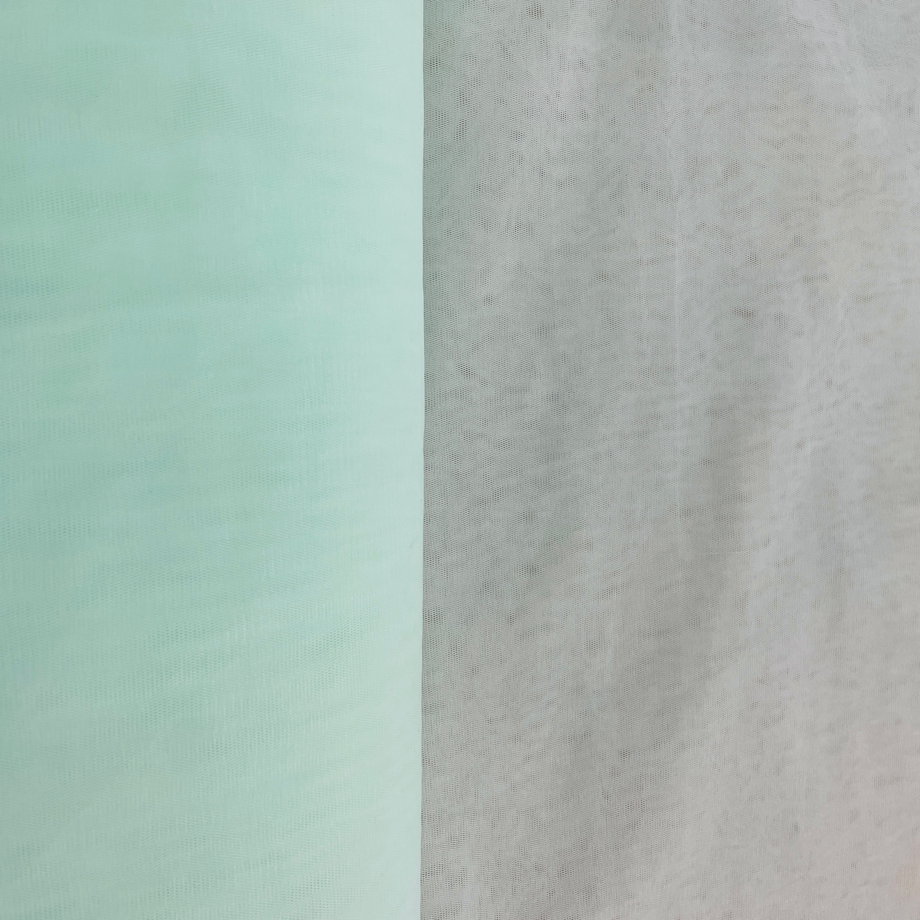 Mint Green Solid Net Fabric - TradeUNO