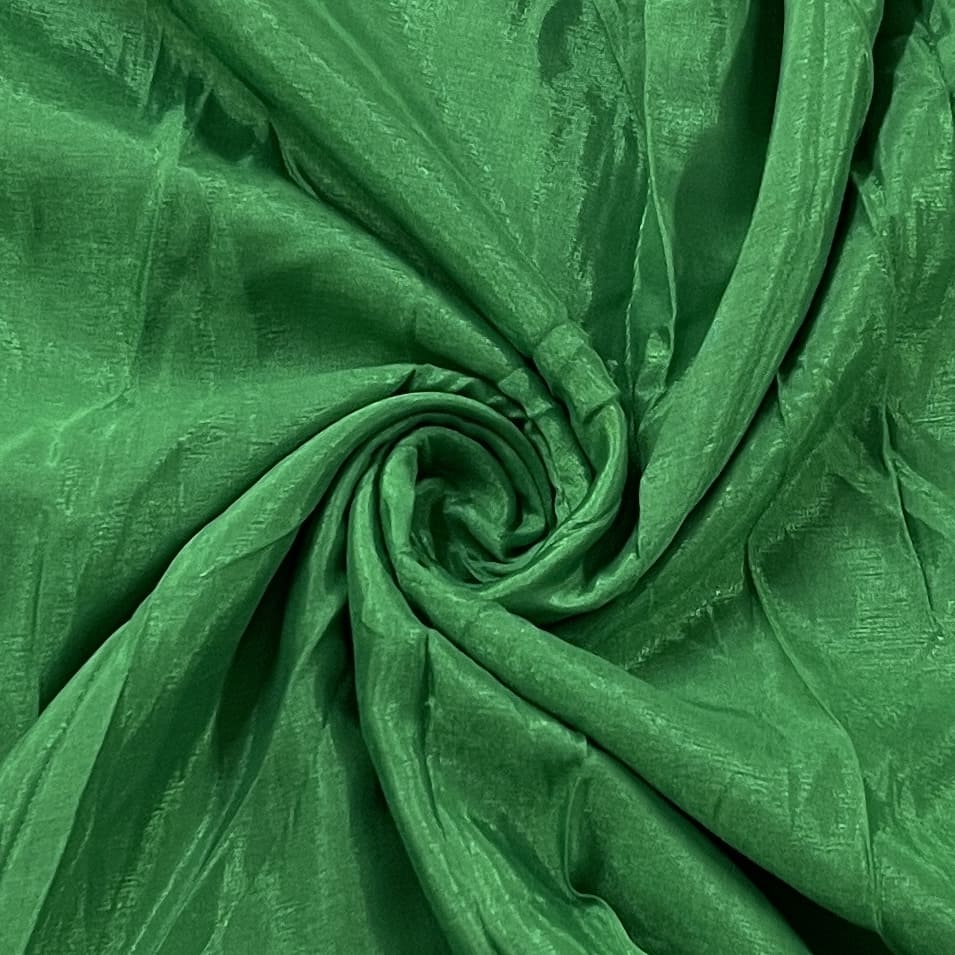 Slimy Green Solid Shantoon Fabric