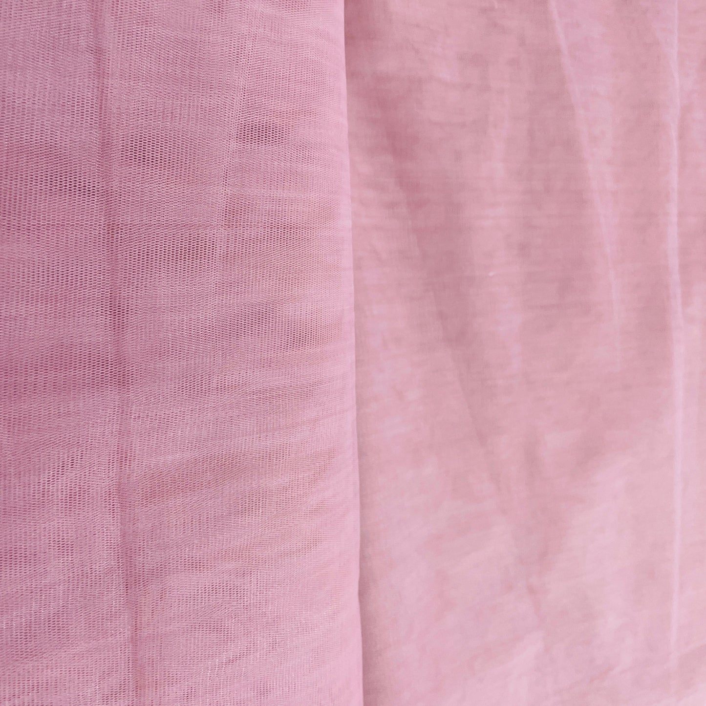 Rosewood Pink Solid Net Fabric - TradeUNO