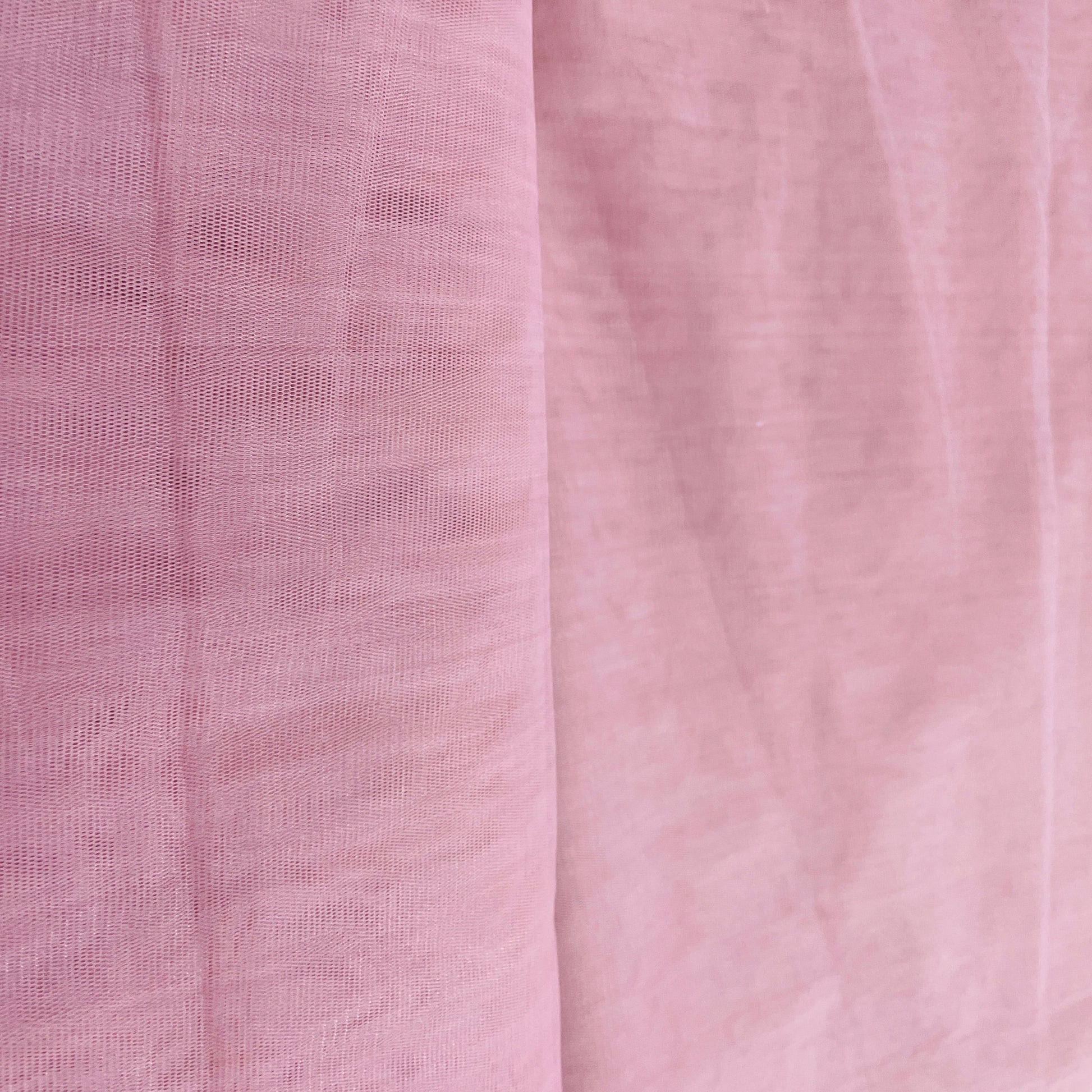 Rosewood Pink Solid Net Fabric - TradeUNO