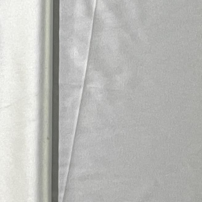 Premium Silver Solid Celina Satin Fabric