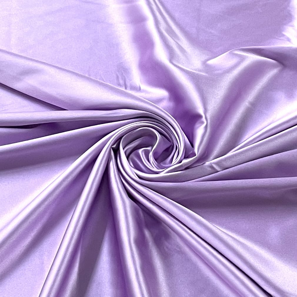 Premium Purple Solid Celina Satin Fabric