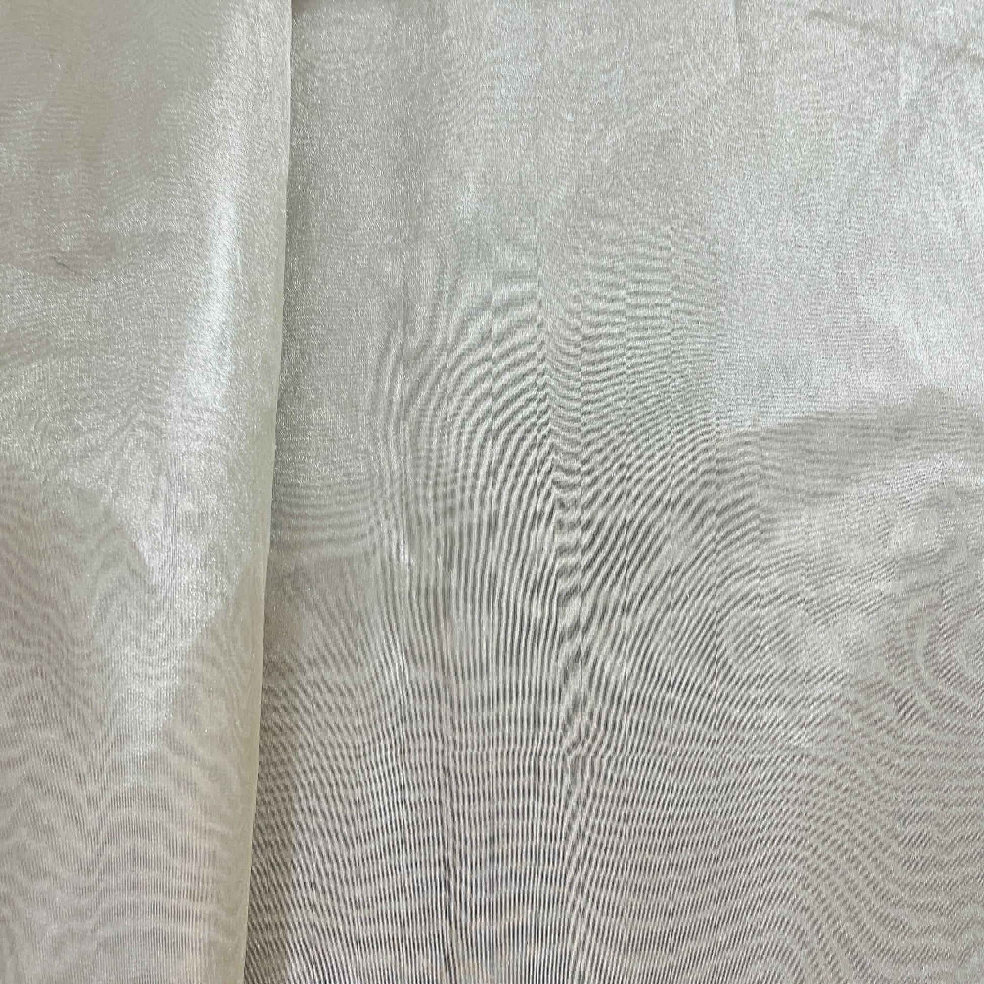 Beige Solid Tissue Fabric