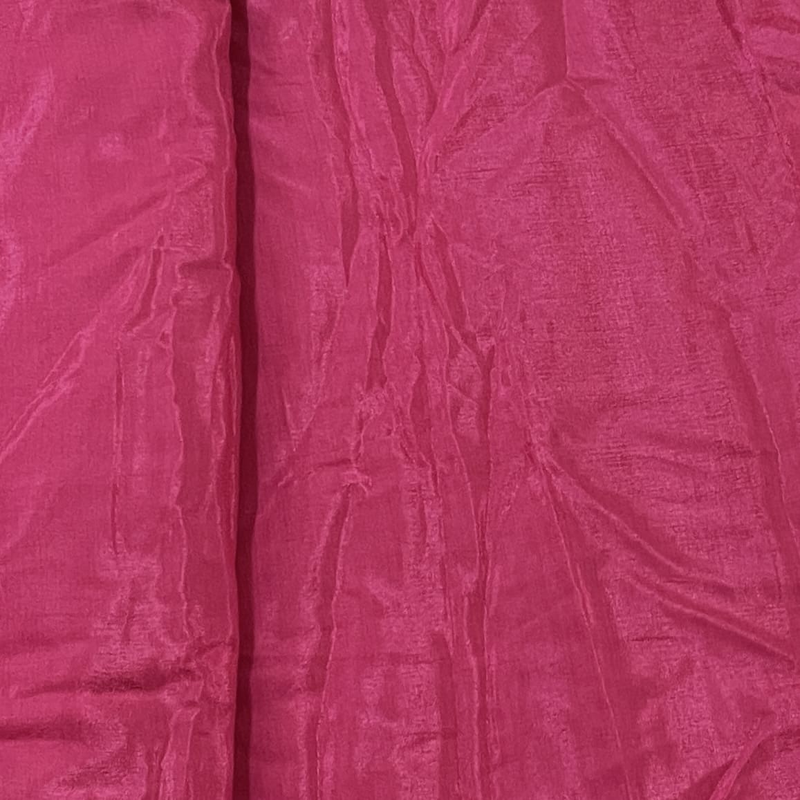 Cerise Pink Solid Shantoon Fabric