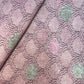 Premium Chanderi Silk Brown Abstract Print Fabric