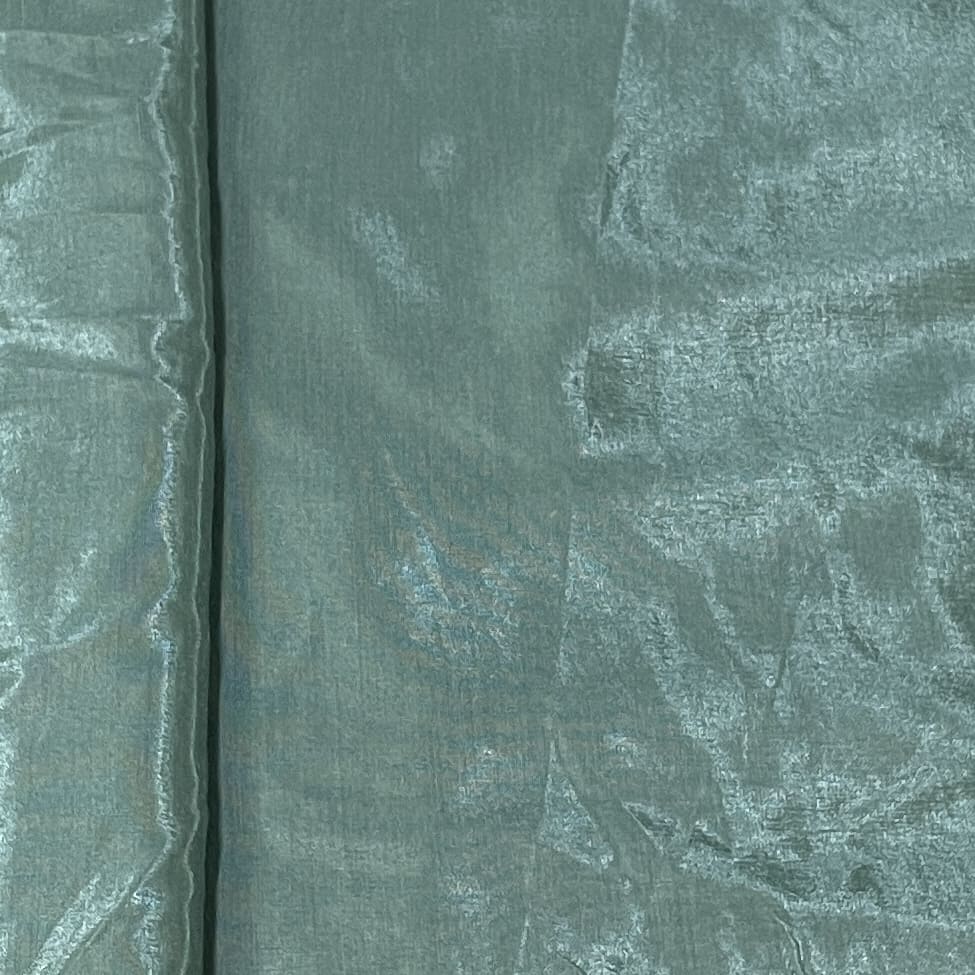 Dark Sage Green Solid Shantoon Fabric