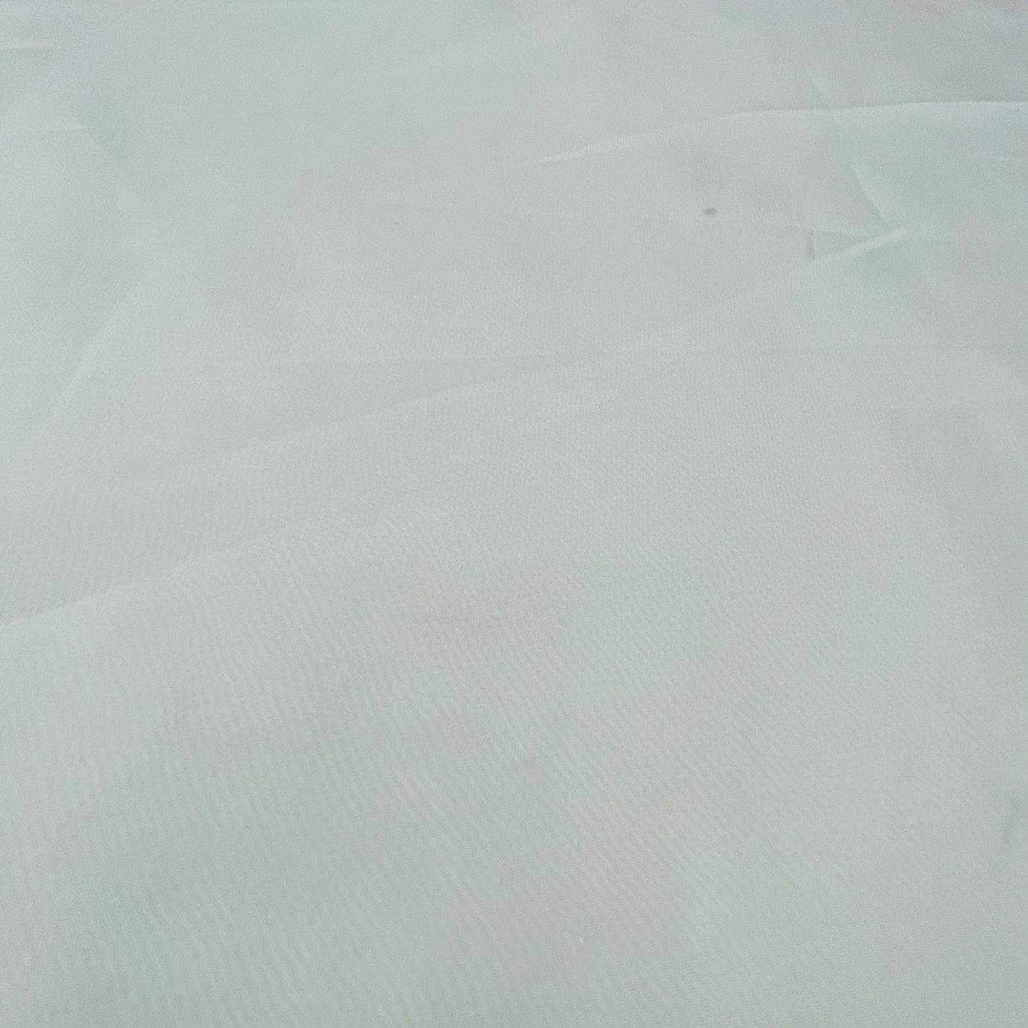 White Solid Dyeable Organza Silk Fabric - TradeUNO