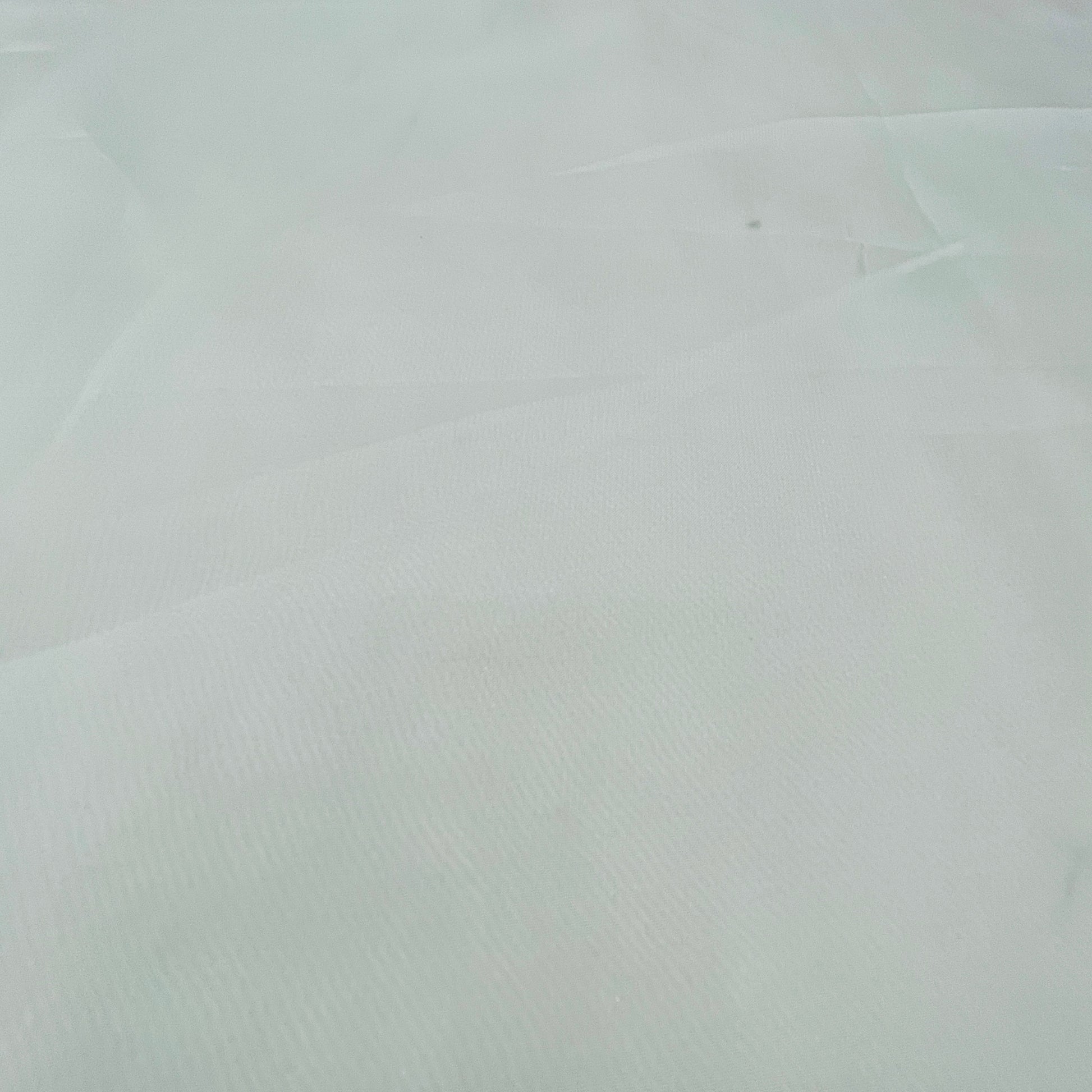 White Solid Dyeable Organza Silk Fabric - TradeUNO