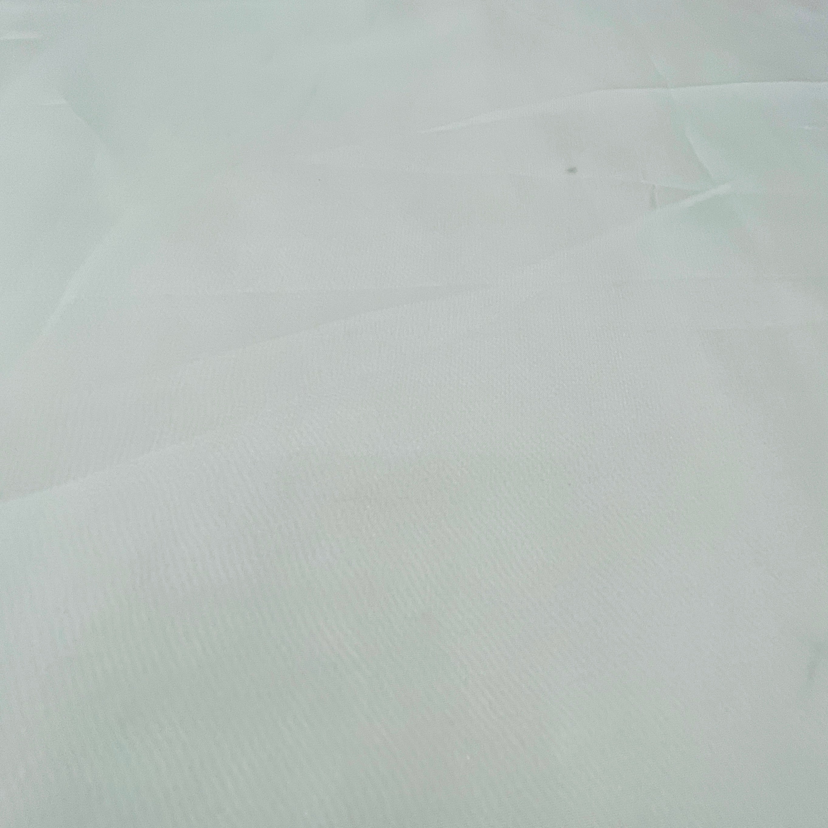 White Solid Dyeable Organza Silk Fabric - TradeUNO