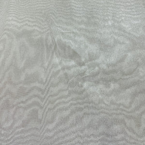 Silver Solid Banarsi Satin Fabric