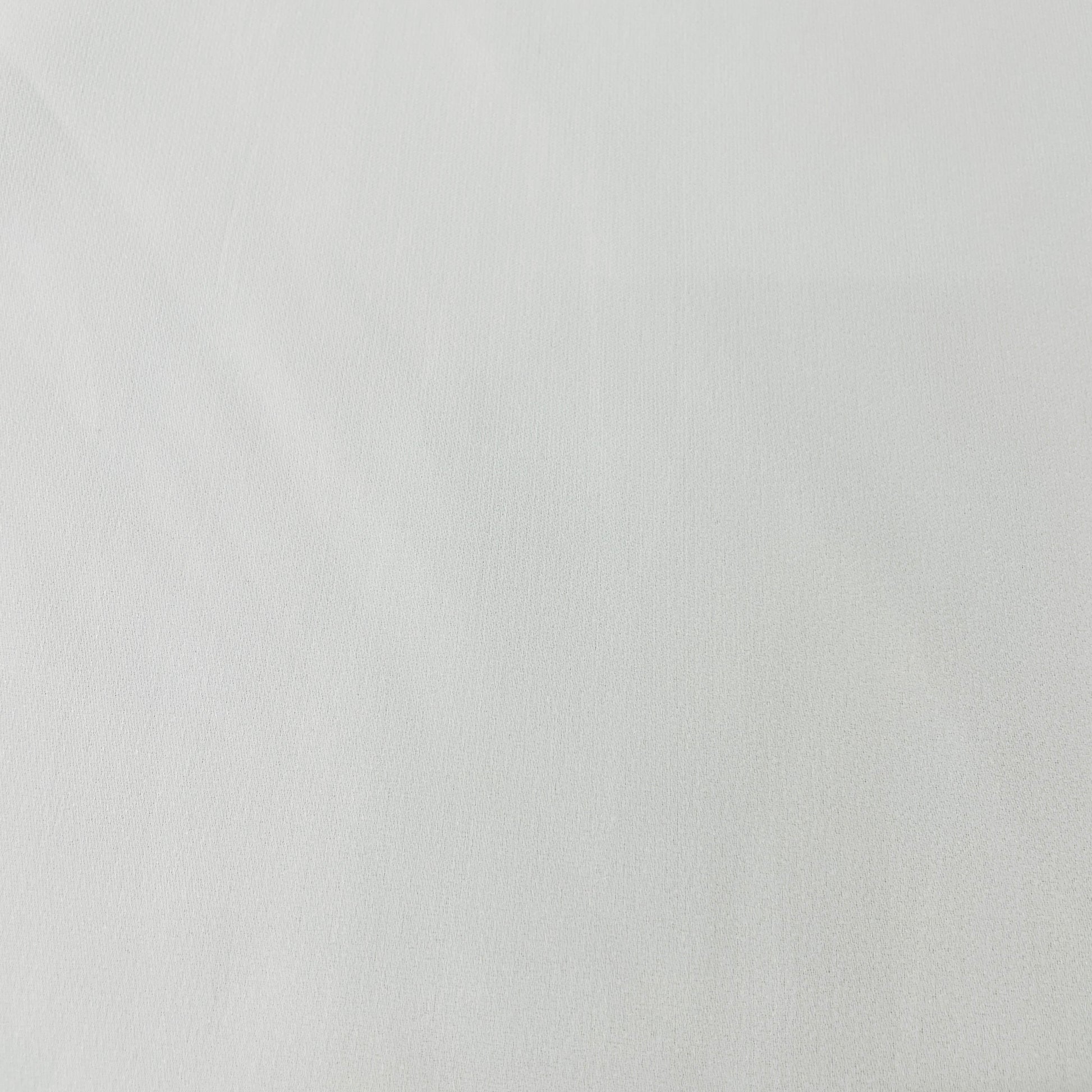 White Solid Dyeable Double Georgette Fabric - TradeUNO