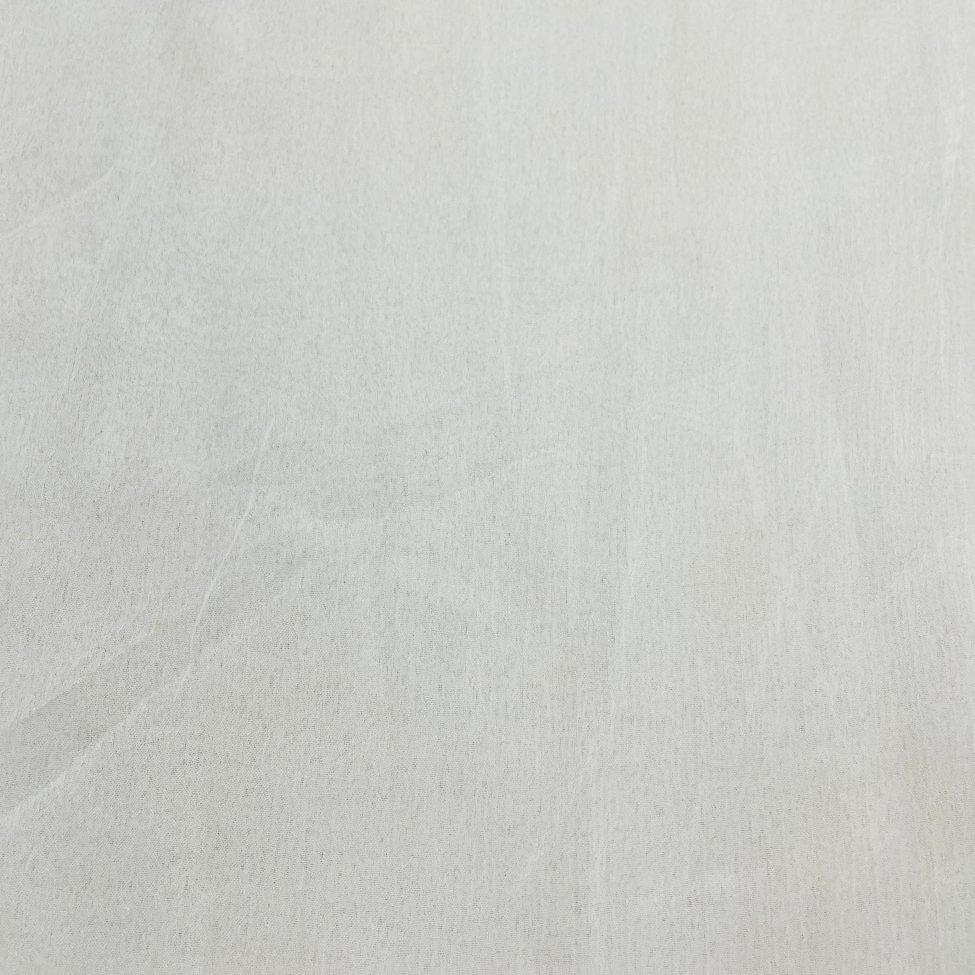 White Solid Dyeable Chiffon Fabric - TradeUNO