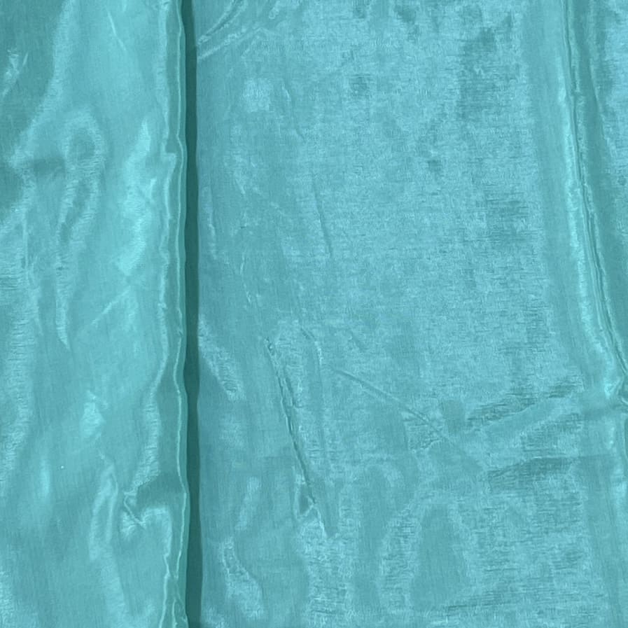 Sky Blue Solid Shantoon Fabric