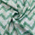 green chevron dola silk jacquard fabric