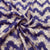 Dark Purple Chevron Dola Silk Jacquard Fabric