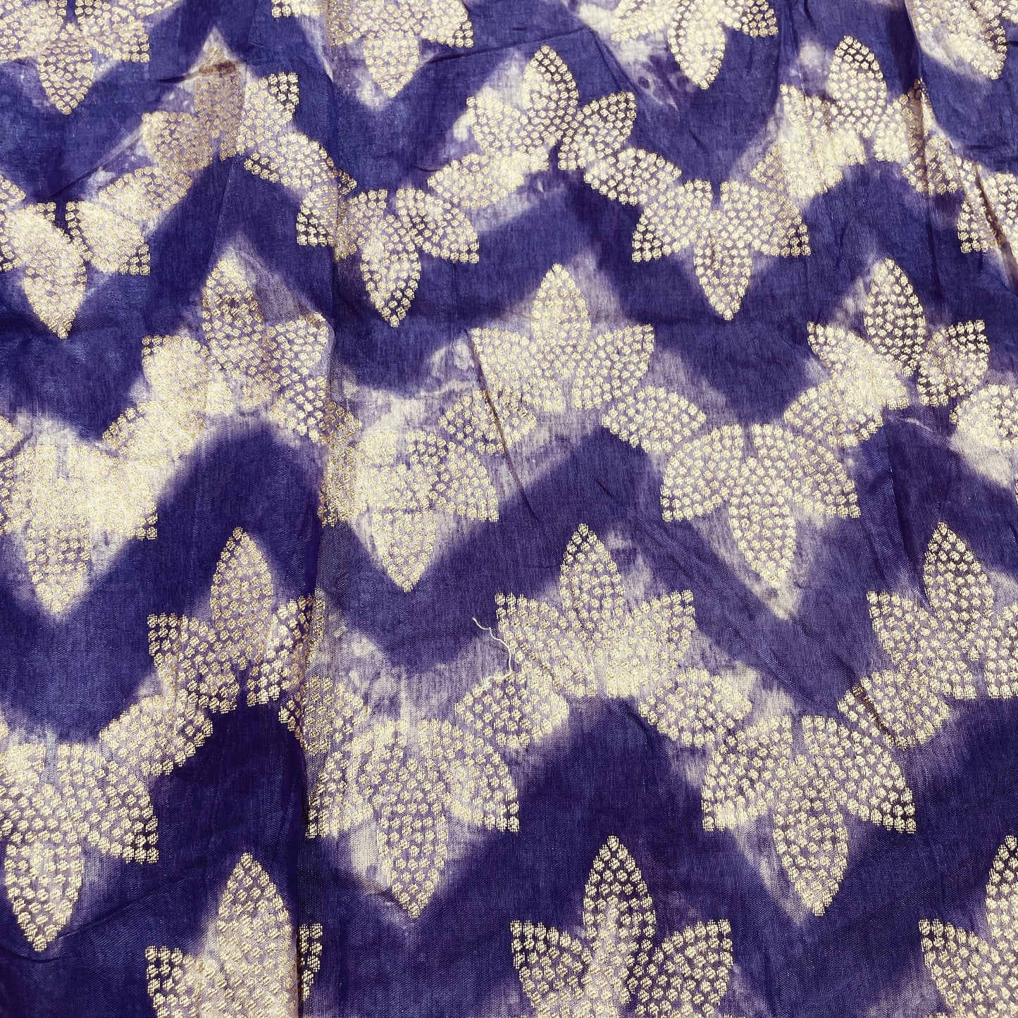 Dark Purple Chevron Dola Silk Jacquard Fabric