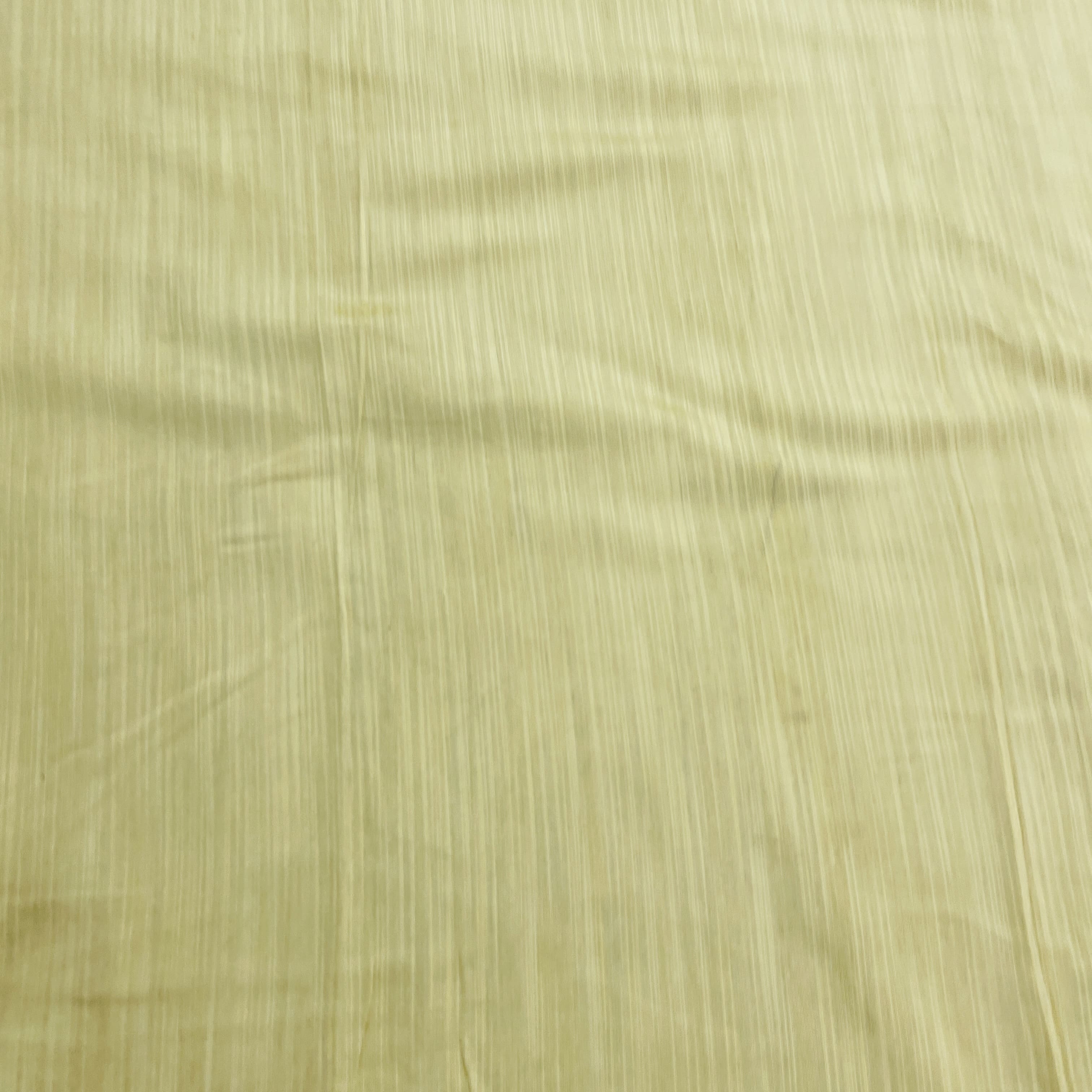 Light Yellow Solid Banarasi Cotton Slub Fabric