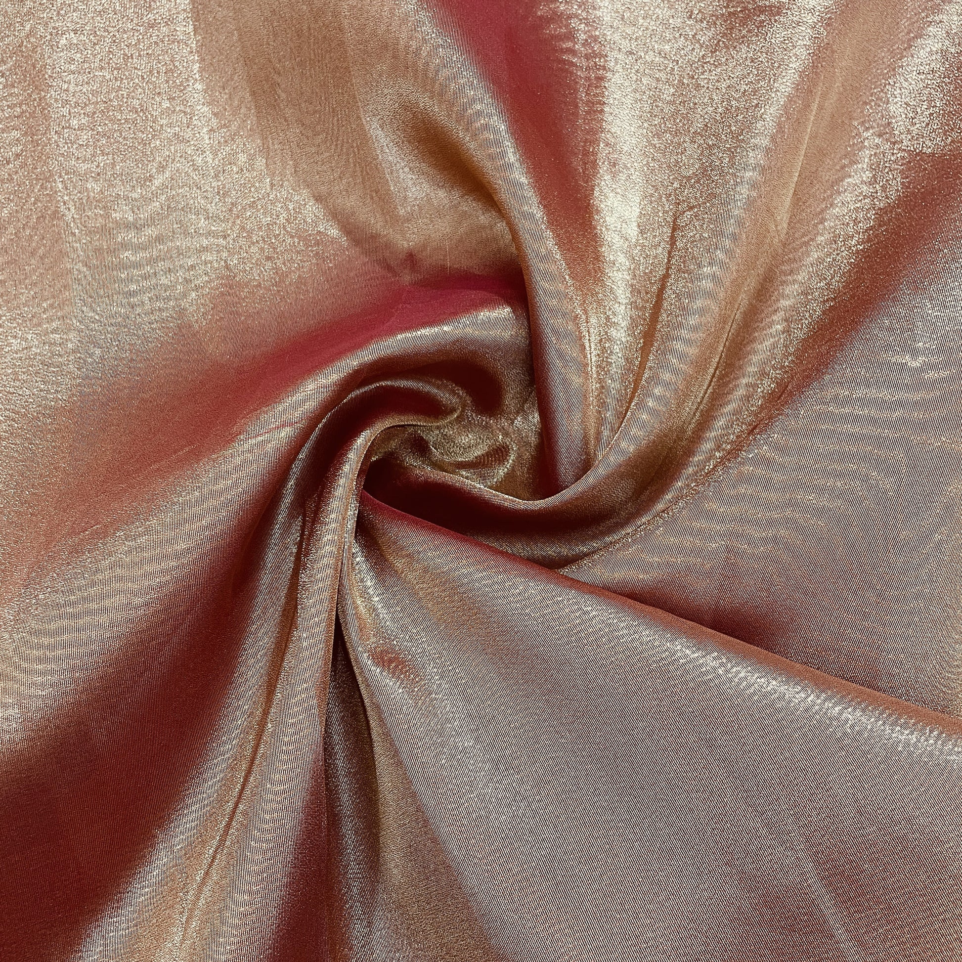 Orange Solid Tissue Fabric