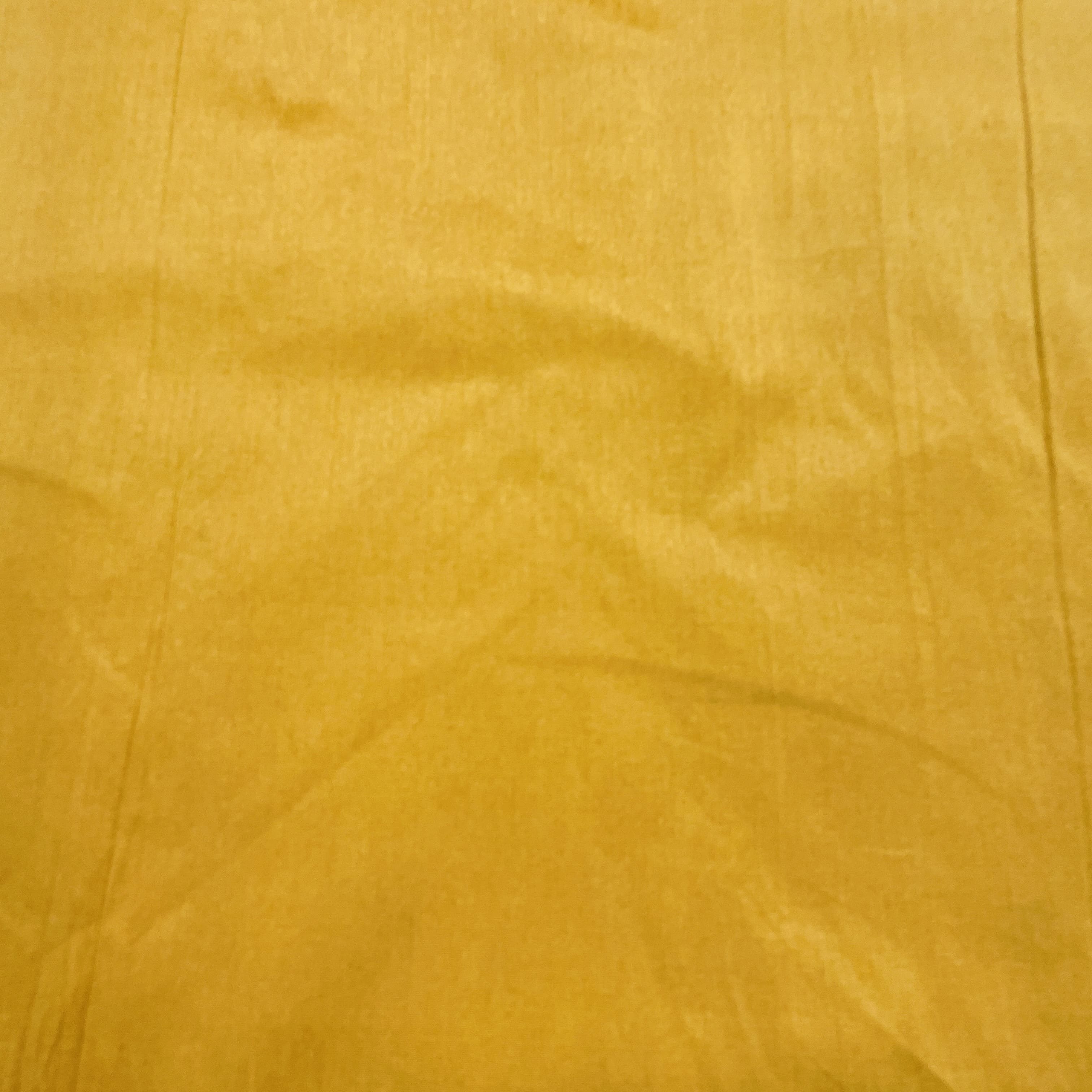 Dijon Orange Solid Dupian Silk Fabric