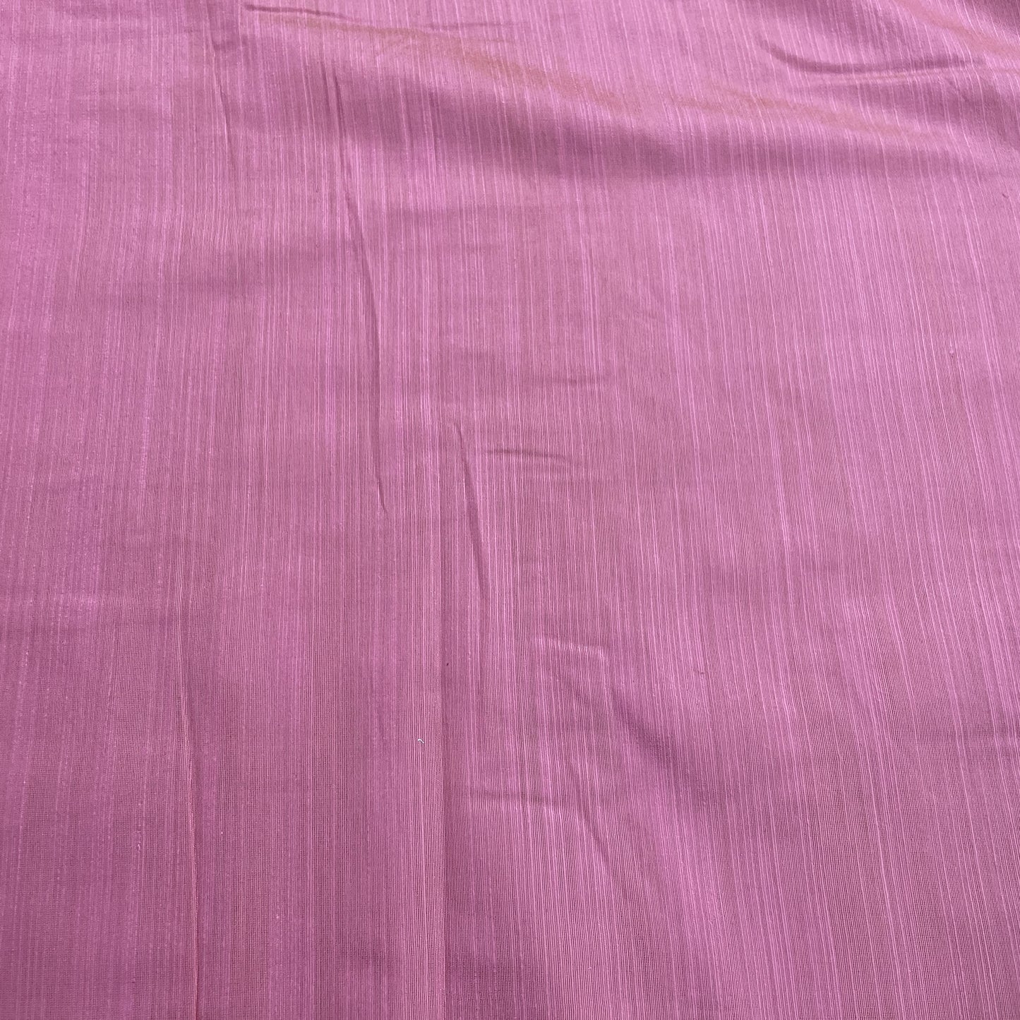 Pink Solid Banarasi Cotton Slub Fabric