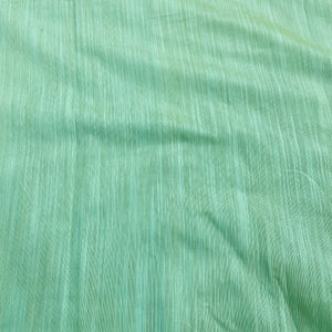 Mint Green Solid Banarasi Cotton Slub Fabric