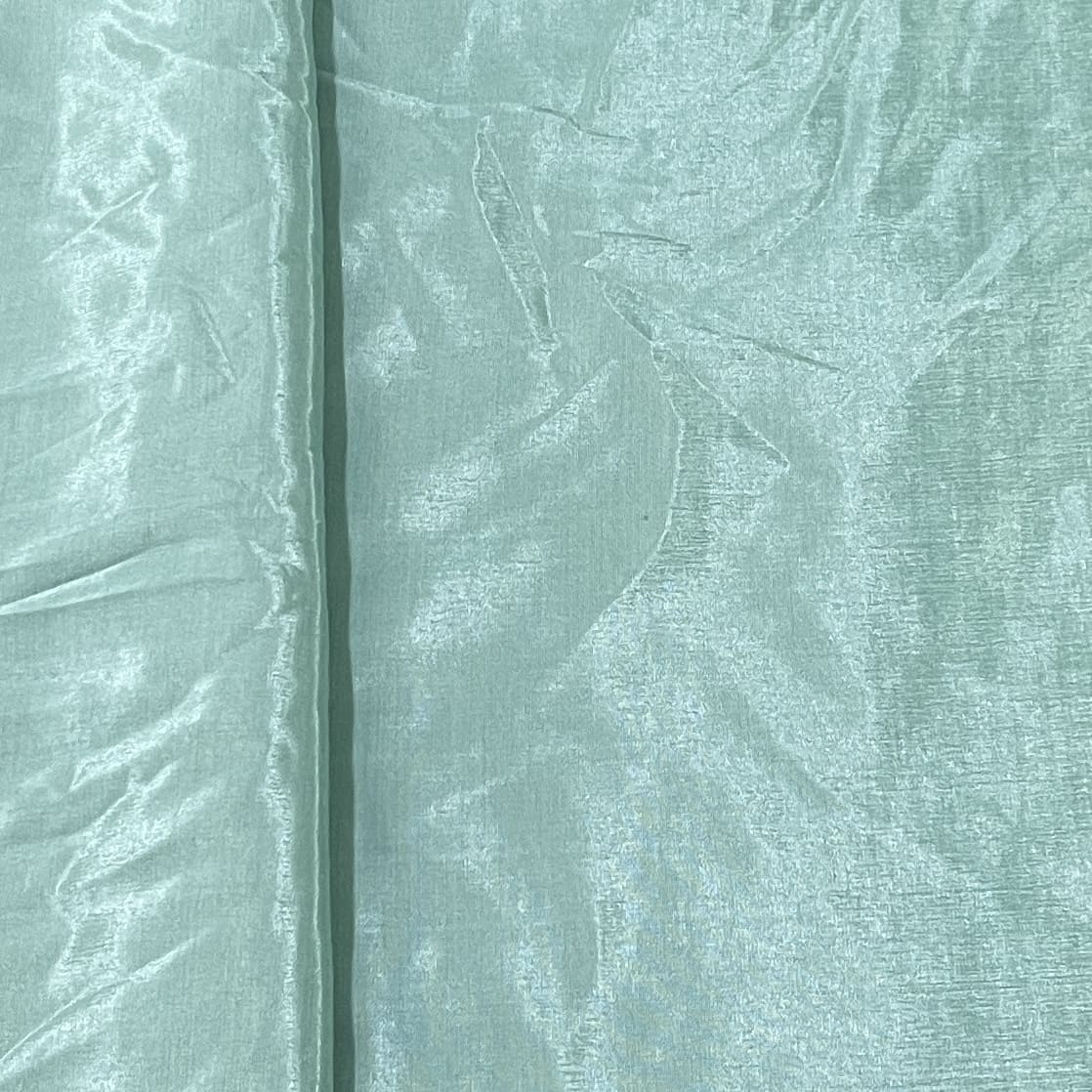 Pastel Green Solid Shantoon Fabric