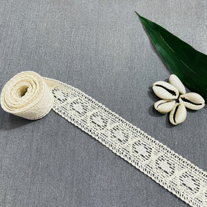 Off Cream Dyeable Cotton Lace PC-9200 - TradeUNO