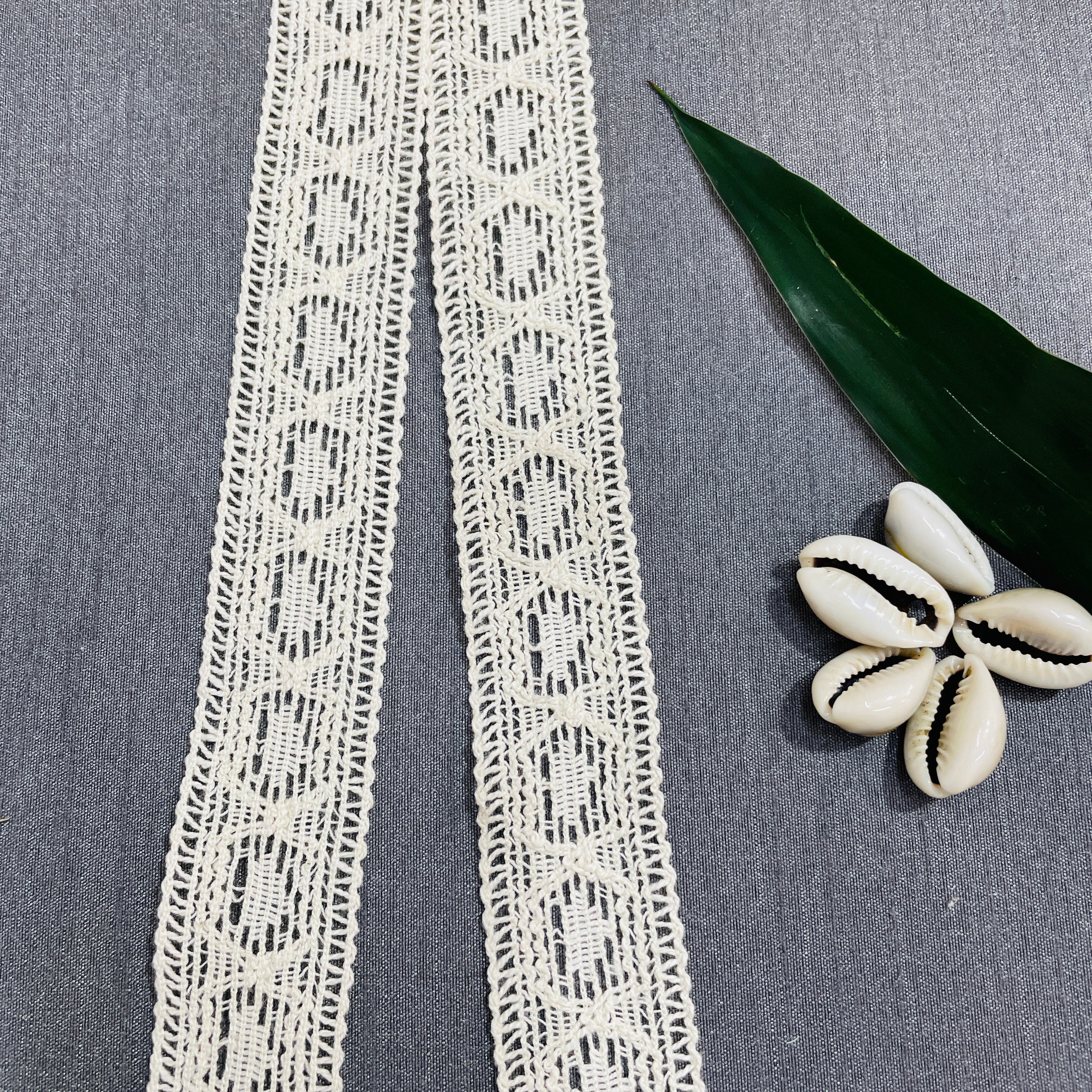 Off Cream Dyeable Cotton Lace PC-9200 - TradeUNO