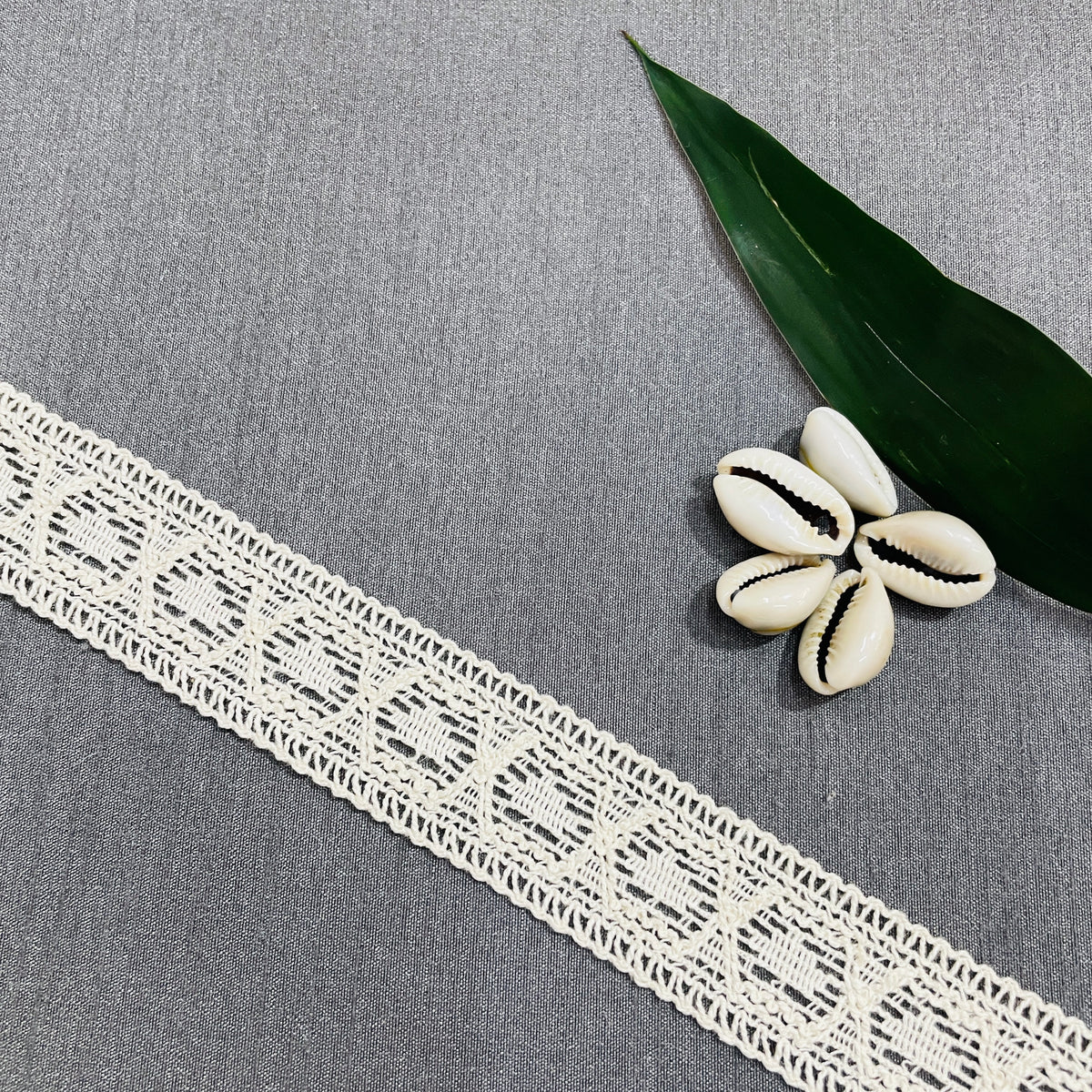 Off Cream Dyeable Cotton Lace PC-9200 - TradeUNO