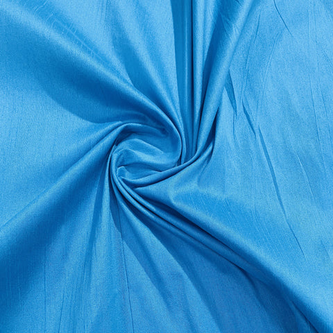blue solid dupian silk fabric