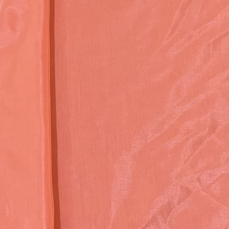 Neon Orange Solid Shantoon Fabric