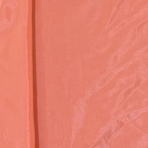 Neon Orange Solid Shantoon Fabric