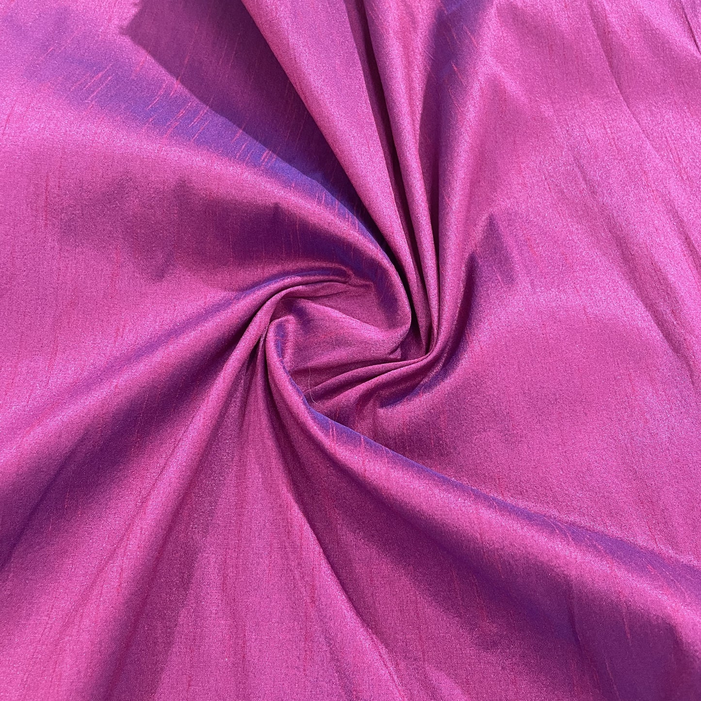 Palm Purple Solid Dupian Silk Fabric