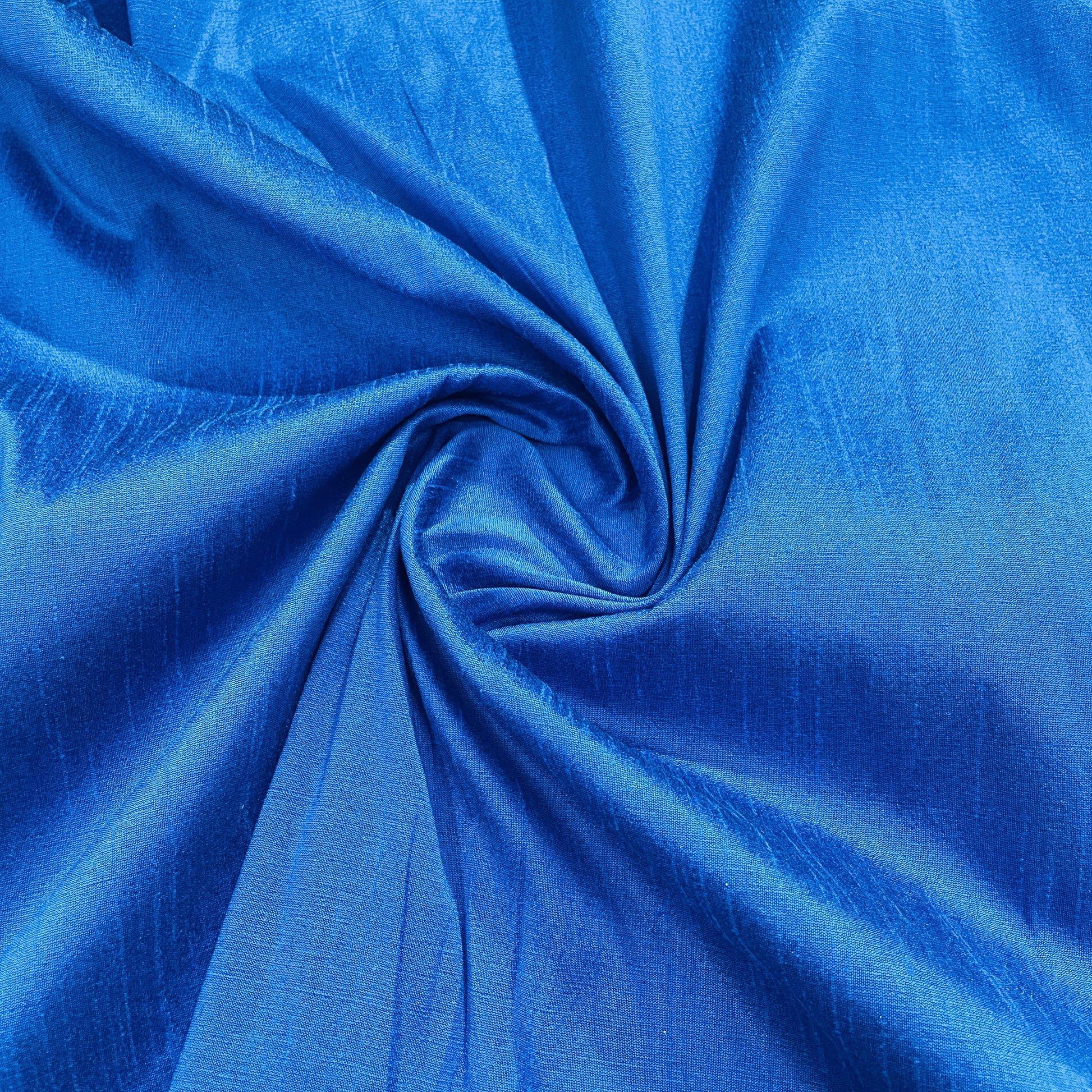 Shiny Blue Color Plain Premium Dupion Silk Fabric (Width 44 Inches) –  Fabric Pandit