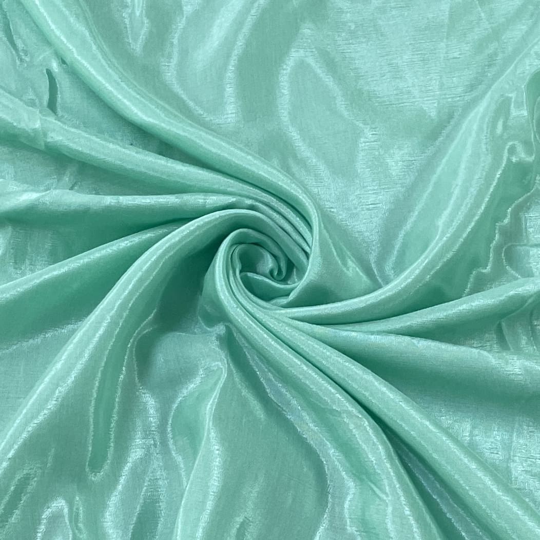 dark sea green solid shantoon fabric