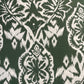 Exclusive White green Ikkat Print Rayon Fabric