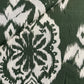 Exclusive White green Ikkat Print Rayon Fabric