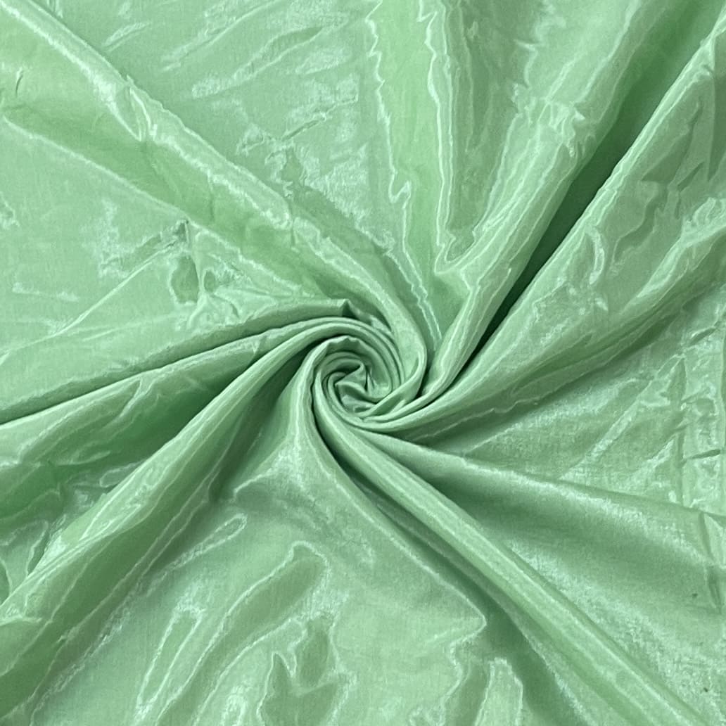 pistachio green solid shantoon fabric