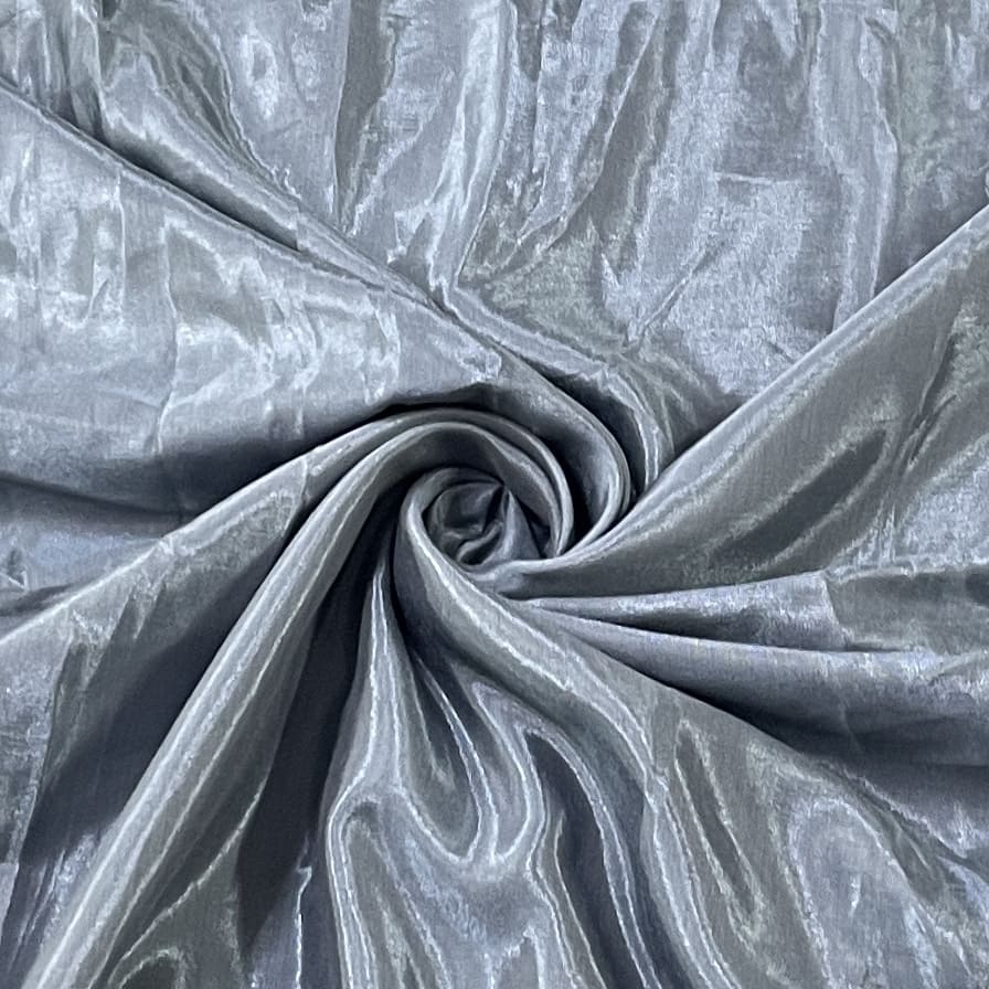 dark steel blue solid shantoon fabric