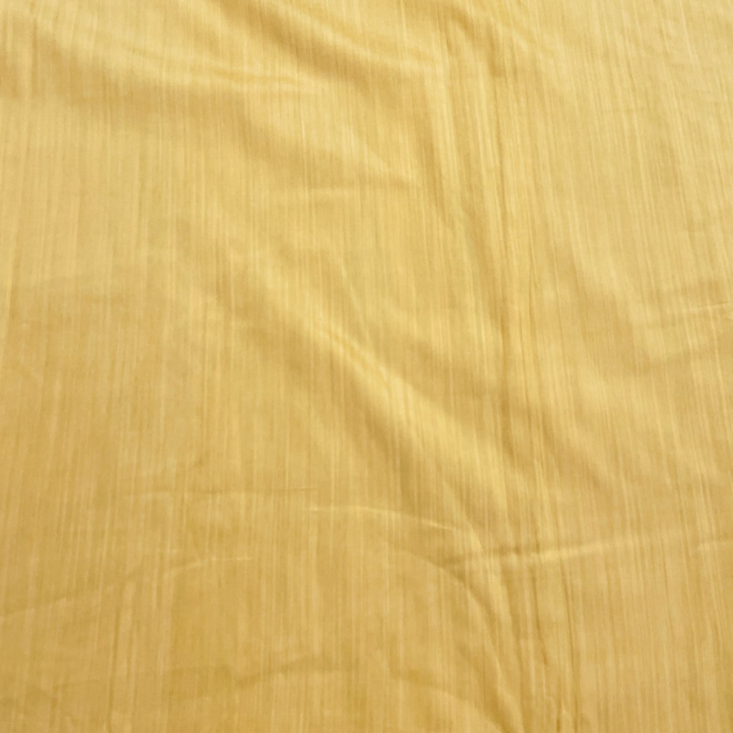 Yellow Solid Banarasi Cotton Slub Fabric