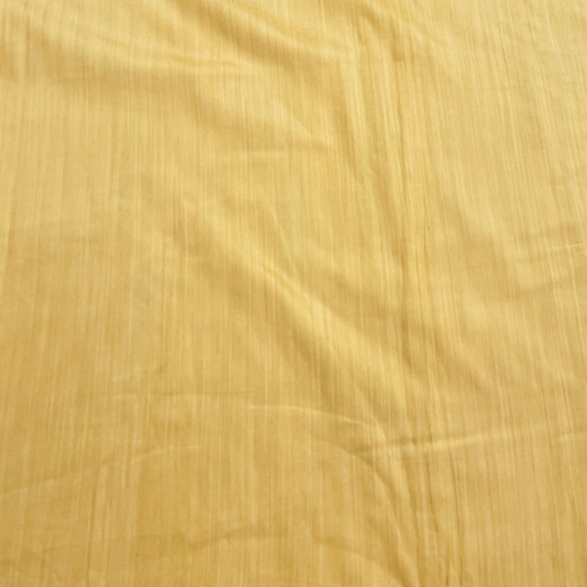 Yellow Solid Banarasi Cotton Slub Fabric